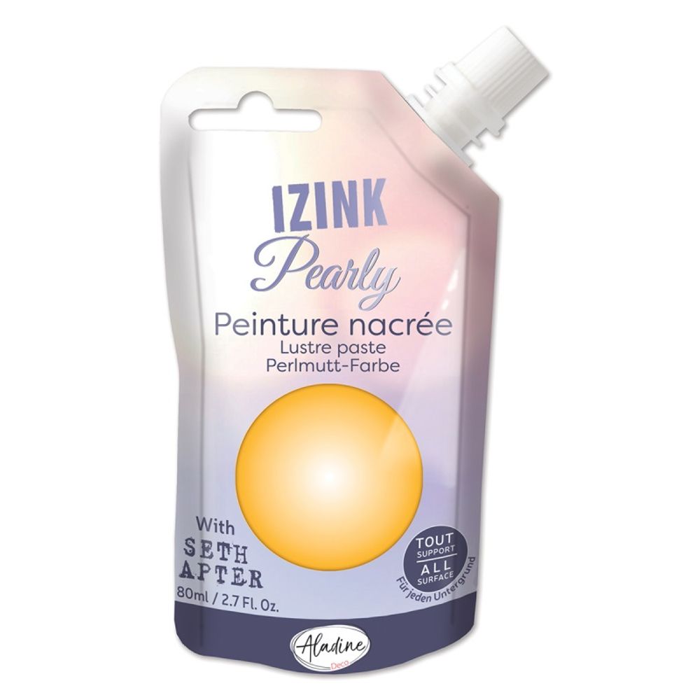Levně Aladine Perleťová barva Aladine Izink Pearly, 80 ml - VYBERTE ODSTÍN - Perleťová barva Aladine Izink Pearly, 80 ml - or, zlatá