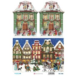 Rýžový papír Cadence, A4 - Vánoce v Holandsku