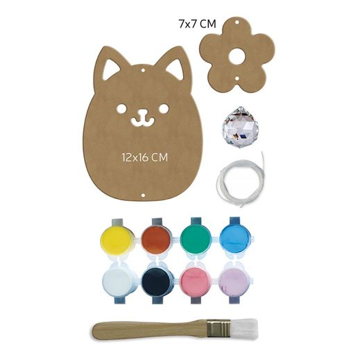 Lapač slunce k dotvoření Aladine - Kawaii kočka