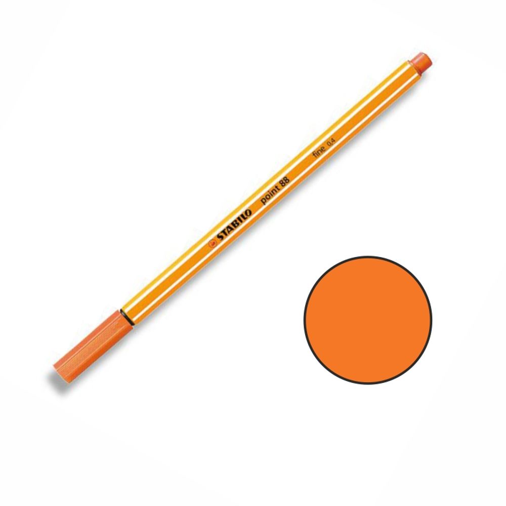 Levně Stabilo Liner Stabilo point 88 - VYBERTE ODSTÍN - Liner Stabilo point 88 - neonový oranžový