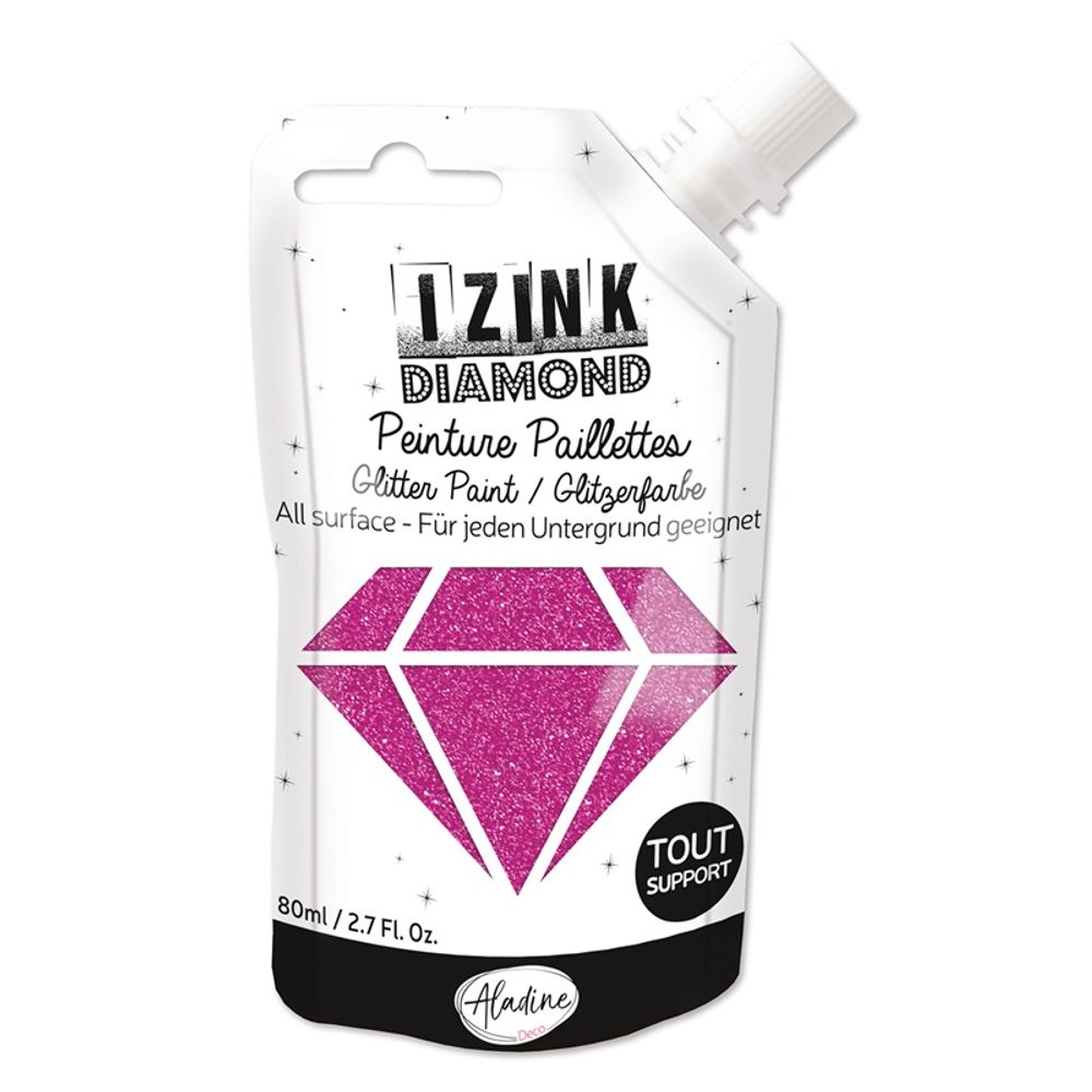 Diamantové barvy fuchsiová 80 ml Aladine