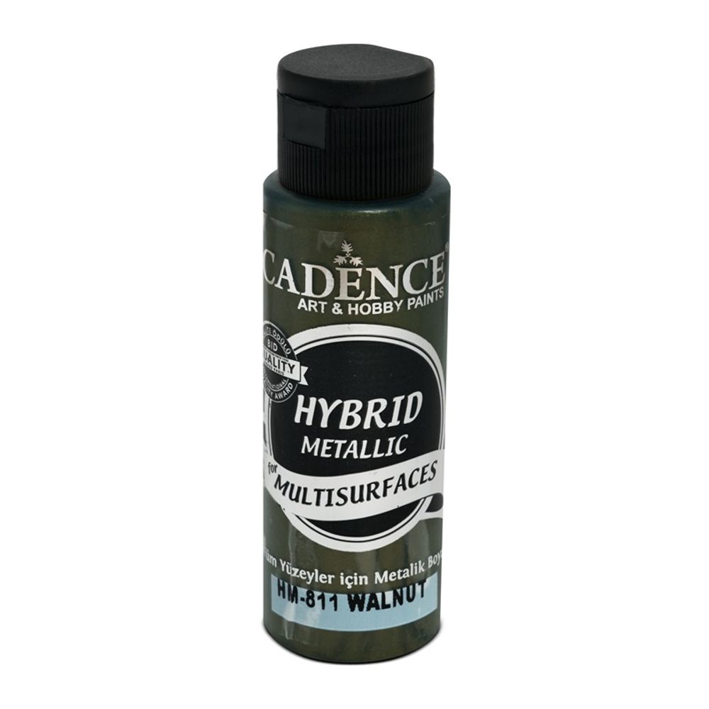 Levně Cadence Metalická barva Cadence Hybrid Metalic, 70 ml - VYBERTE ODSTÍN - Metalická barva Cadence Hybrid Metalic, 70 ml - walnut, oříšková zelená