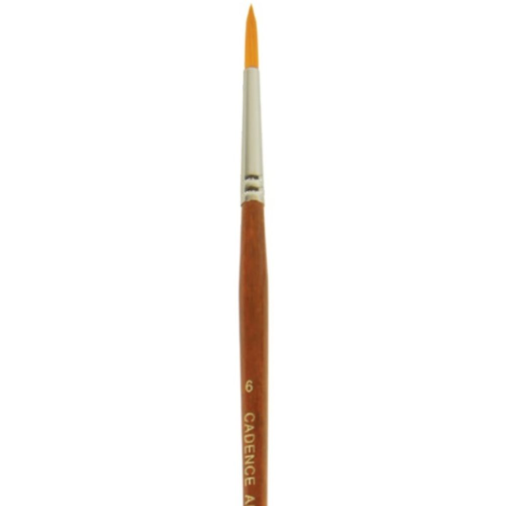 Levně Cadence Kulatý štětec Cadence 983R Round & Long Brush - VYBERTE VELIKOST - Kulatý štětec Cadence 983R Round & Long Brush - vel. 6