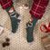 Pánské ponožky Wrendale Designs "A Little Red Robin" - Červenka, vánoční