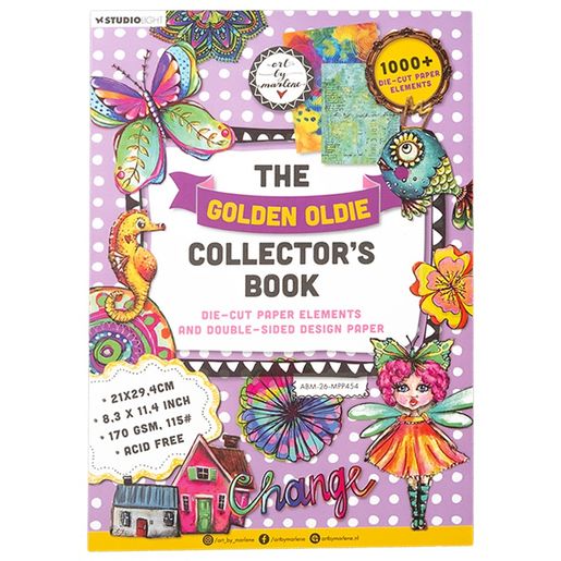 Kreativní blok s výseky Studio Light "26", A4, 70 l. - Pro sběratele