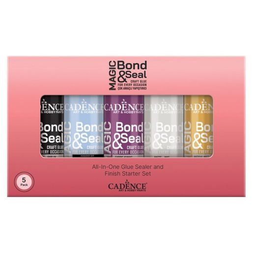 Lepidlo na decoupage Cadence Magic Bond & Seal, 5 ks