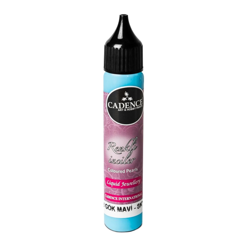 Levně Cadence Tekuté perly Cadence Coloured Pearls, 25 ml - VYBERTE ODSTÍN - Tekuté perly Cadence Coloured Pearls, 25 ml - sky blue, nebesky modré
