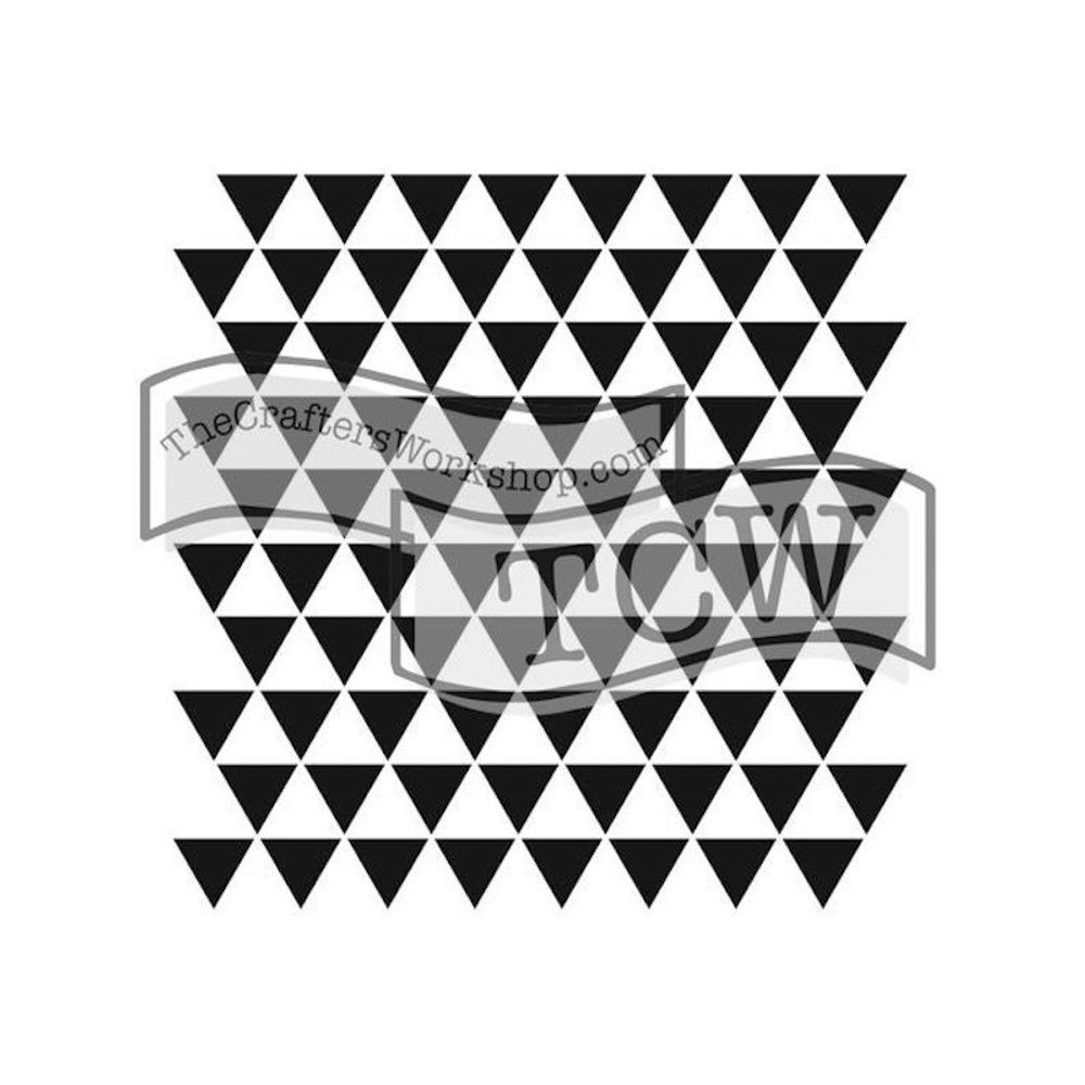 The Crafter´s Workshop Šablona TCW 12"x12" (30,5x30,5 cm) - Triangle Mosaic