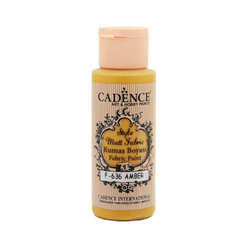 Klasická textilní barva Style Matt Fabric 50ml - jantarová amber Aladine