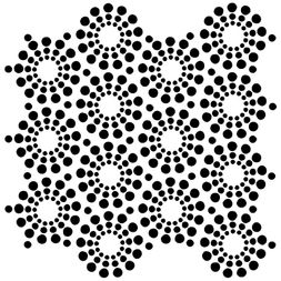 Šablona TCW - Circle of Jewels - VYBERTE VELIKOST