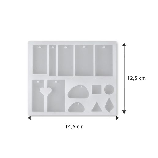 Silikonová forma Cadence, 1 ks - Šperkové komponenty
