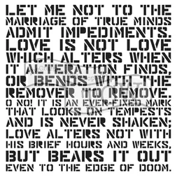 Šablona TCW - Love Sonnet - VYBERTE VELIKOST