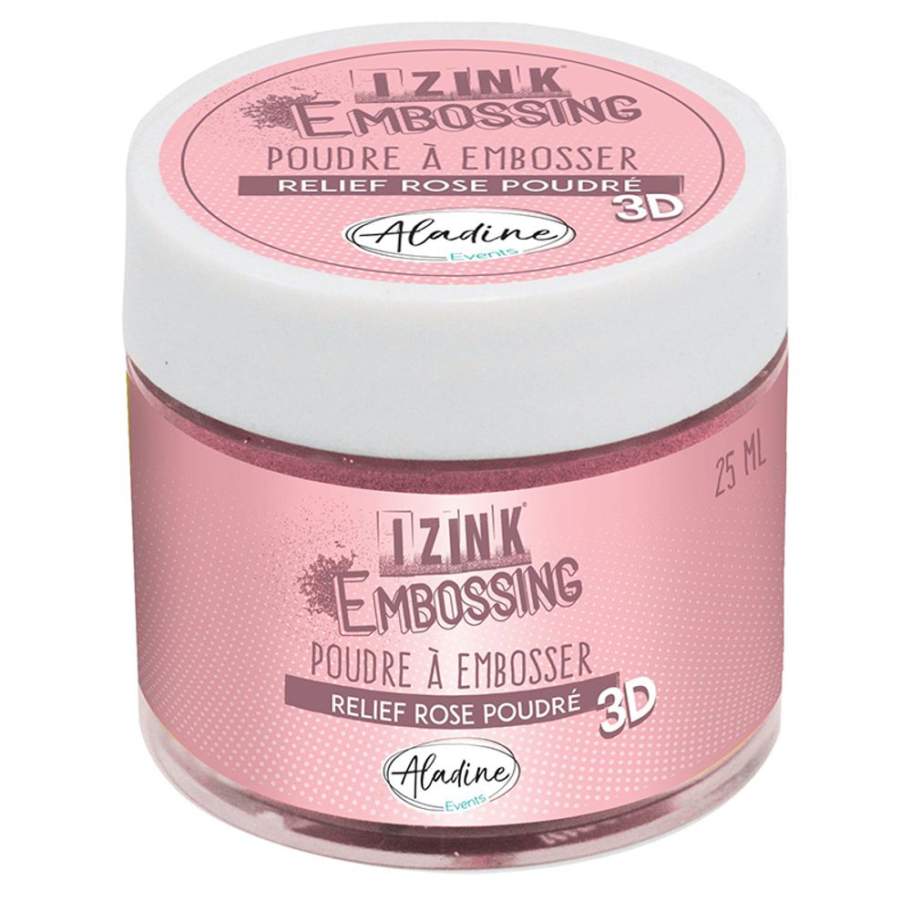 Levně Aladine Embosovací prášek Aladine - základní - VYBERTE ODSTÍN - Embosovací prášek Aladine, 25 ml - rose poudre, pudrově růžový