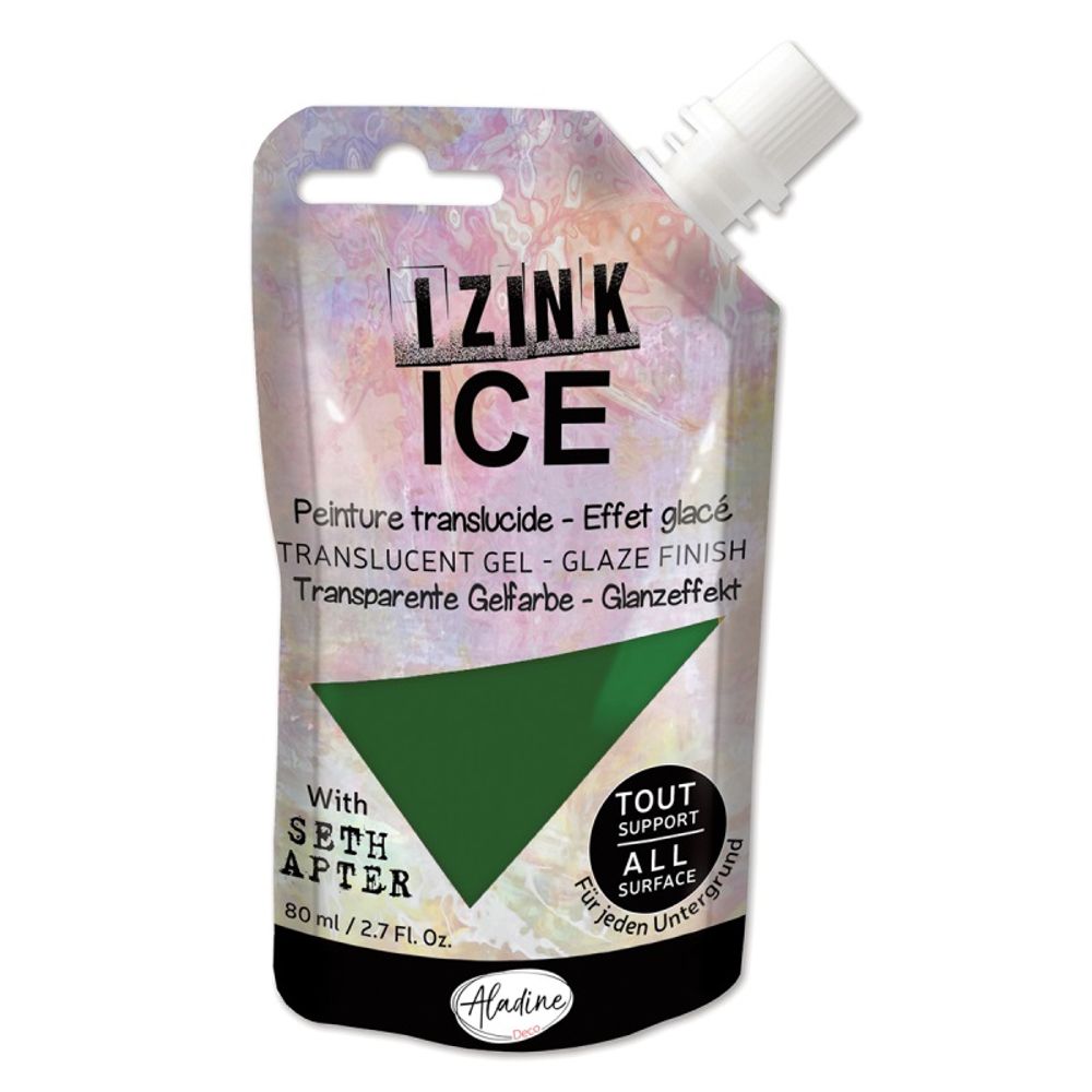 Levně Aladine Efektová barva Aladine Izink Ice, 80 ml - VYBERTE ODSTÍN - Efektová barva Aladine Izink Ice, 80 ml - vert menthe, mátová