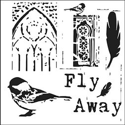 Šablona TCW - Fly Away - VYBERTE VELIKOST
