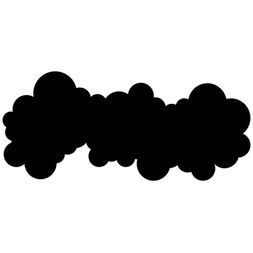 Šablona TCW 4"x9" (10x23 cm) - Clouds