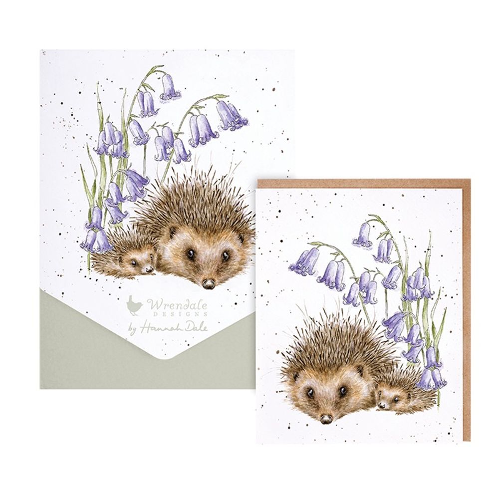 Levně Wrendale Designs Sada přání a obálek Wrendale Designs "Love and Hedgehugs", 8 ks - Ježci