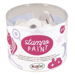 Malovací pěnová razítka Aladine Stampo Paint, 12 ks - Jednorožci