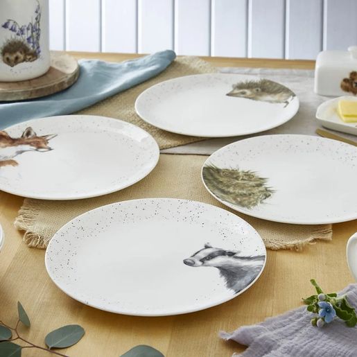 Jídelní porcelánový talíř Wrendale Designs - Liška