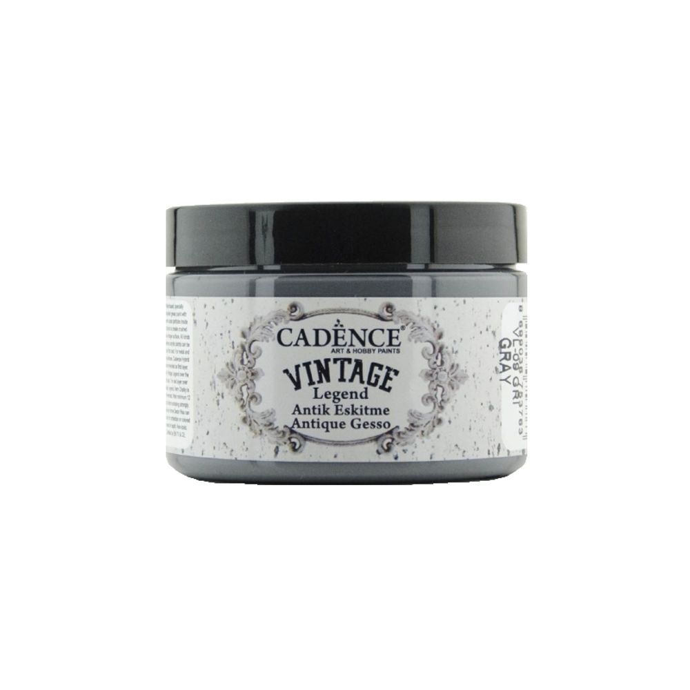 Levně Cadence Barva s kamínky Cadence Vintage Legend, 150 ml - VYBERTE ODSTÍN - Barva s kamínky Cadence Vintage Legend, 150 ml - gray, šedá