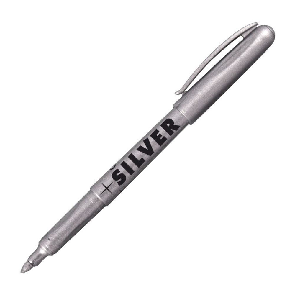 Levně Centropen Permanentní popisovač Centropen 2690 B - stříbrný