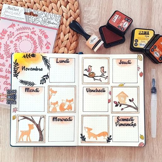 Razítkovací polštářek Aladine Izink Dye - aurore, žlutý