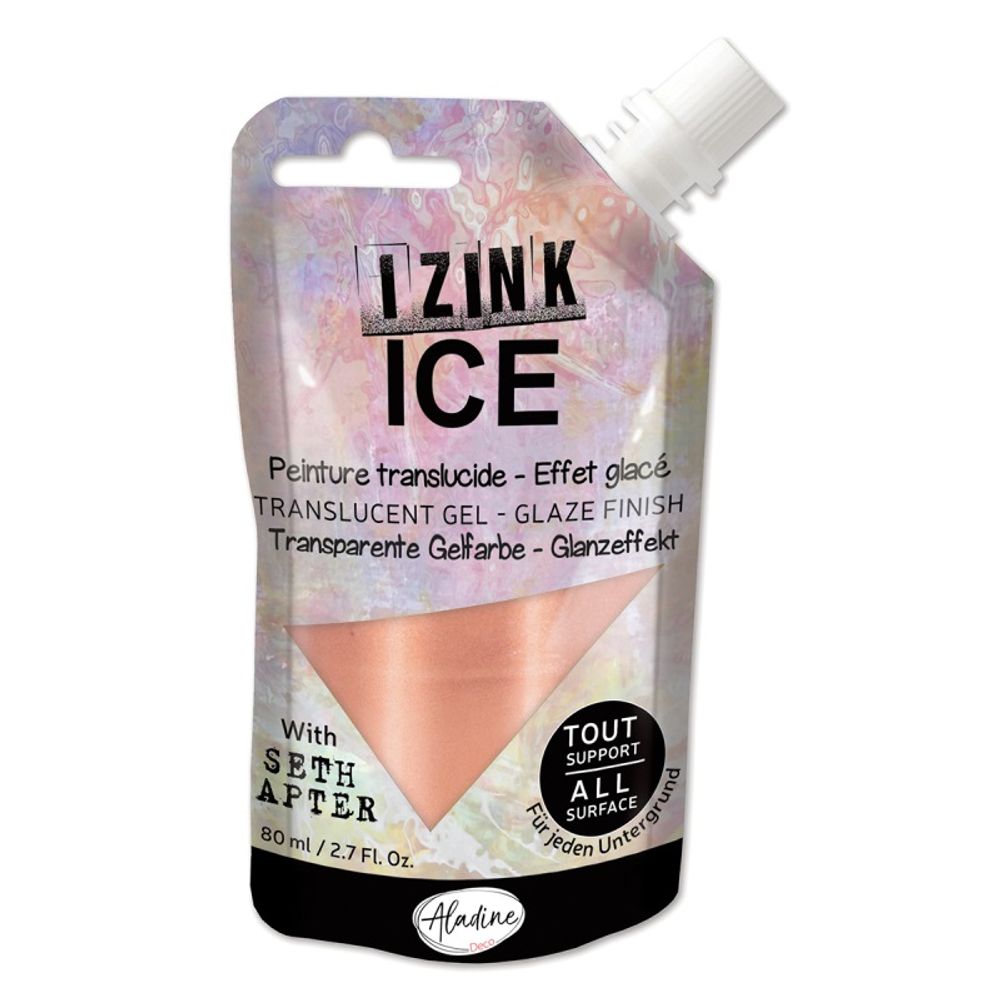 Levně Aladine Efektová barva Aladine Izink Ice, 80 ml - VYBERTE ODSTÍN - Efektová barva Aladine Izink Ice, 80 ml - cuivre, měděná