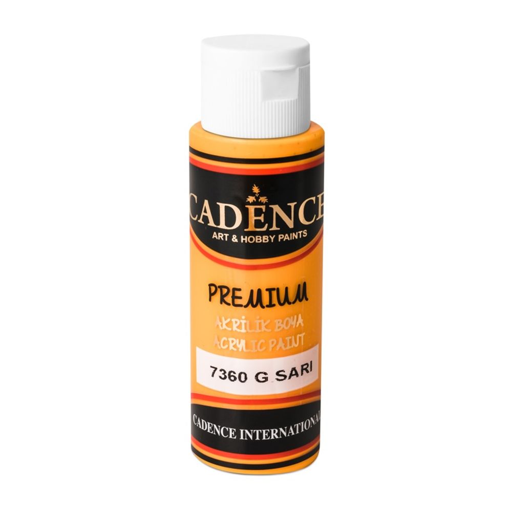 Cadence Akrylová barva Cadence Premium, 70 ml - VYBERTE ODSTÍN - Akrylová barva Cadence Premium, 70 ml - sun yellow, žlutá sluneční