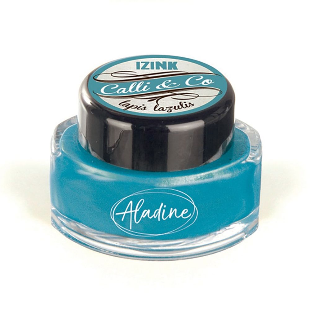 Levně Aladine Kaligrafický inkoust Aladine Izink Calli & Co, 15 ml - VYBERTE ODSTÍN - Kaligrafický inkoust Aladine Izink Calli & Co, 15 ml - lapis lazuli, blankytně modrý