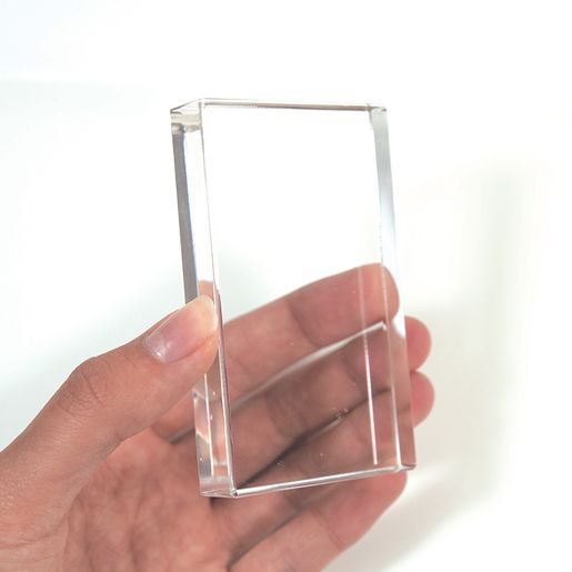Akrylový průhledný blok Aladine Stampo CLEAR - 7 x 10,5 cm