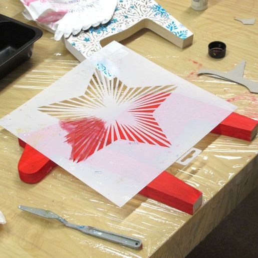 Šablona Aladine, 28x28 cm - Hvězda