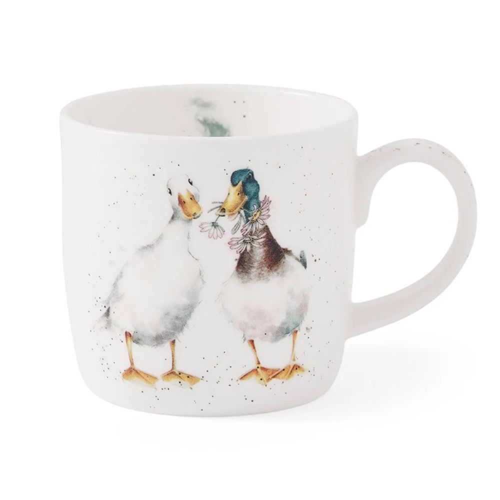 Royal Worcester Porcelánový hrnek Wrendale Designs "Duck Love", 0,31 l - Kachny