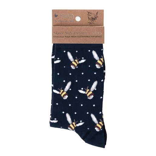 Bambusové ponožky Wrendale Designs "Busy Bee"- Čmelák