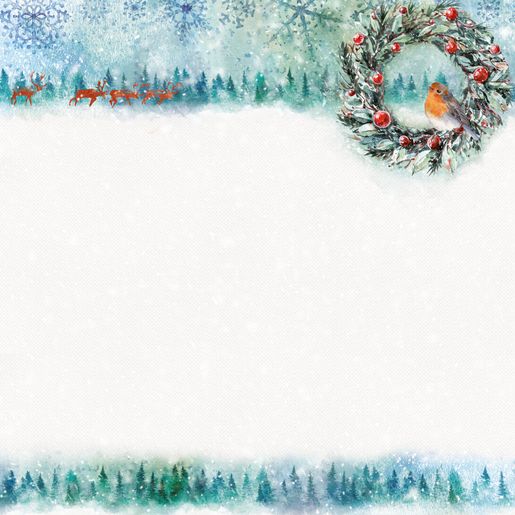 Scrapbooková sada Studio Light "Let it Snow", 30,5x30,5 cm