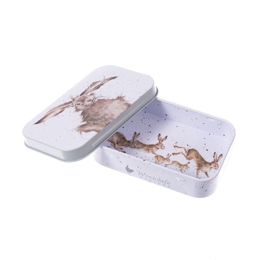 Wrendale Designs Plechová krabička na drobnosti Wrendale Designs "Hare-Brained" - Zajíc