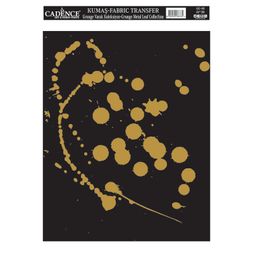 Nažehlovací nálepka Cadence, 21x30 cm, zlatá - Cákance