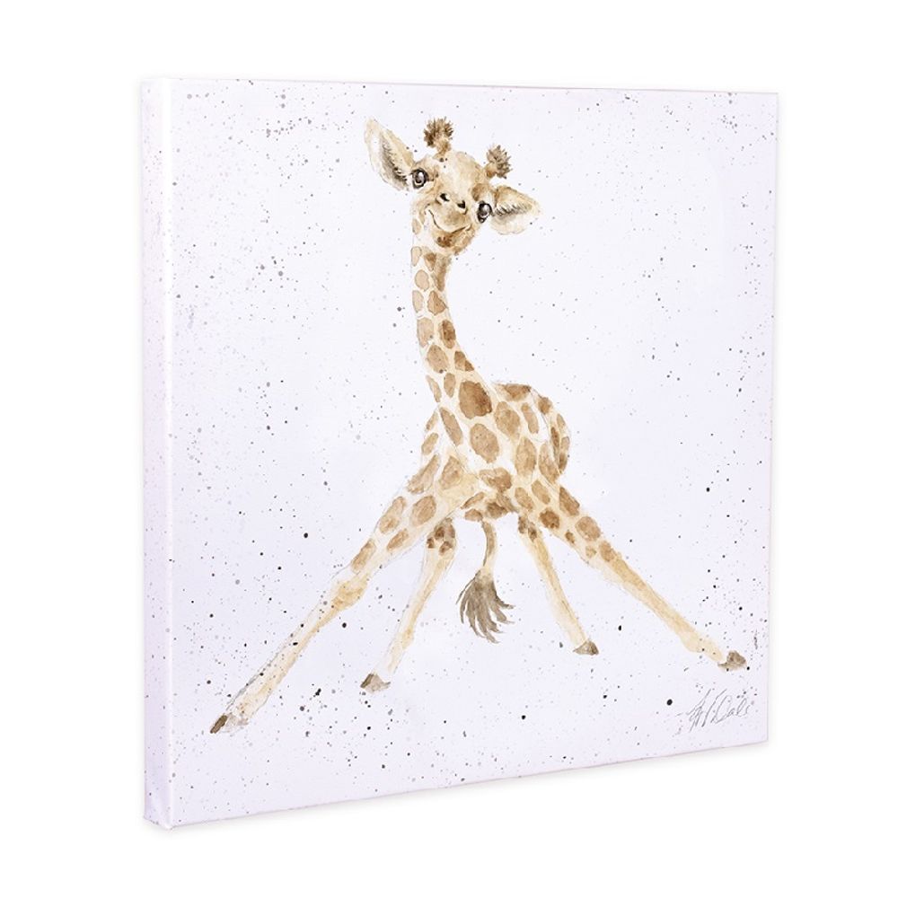 Wrendale Designs Obraz Wrendale Designs "Stand Tall", 20x20 cm - Žirafa