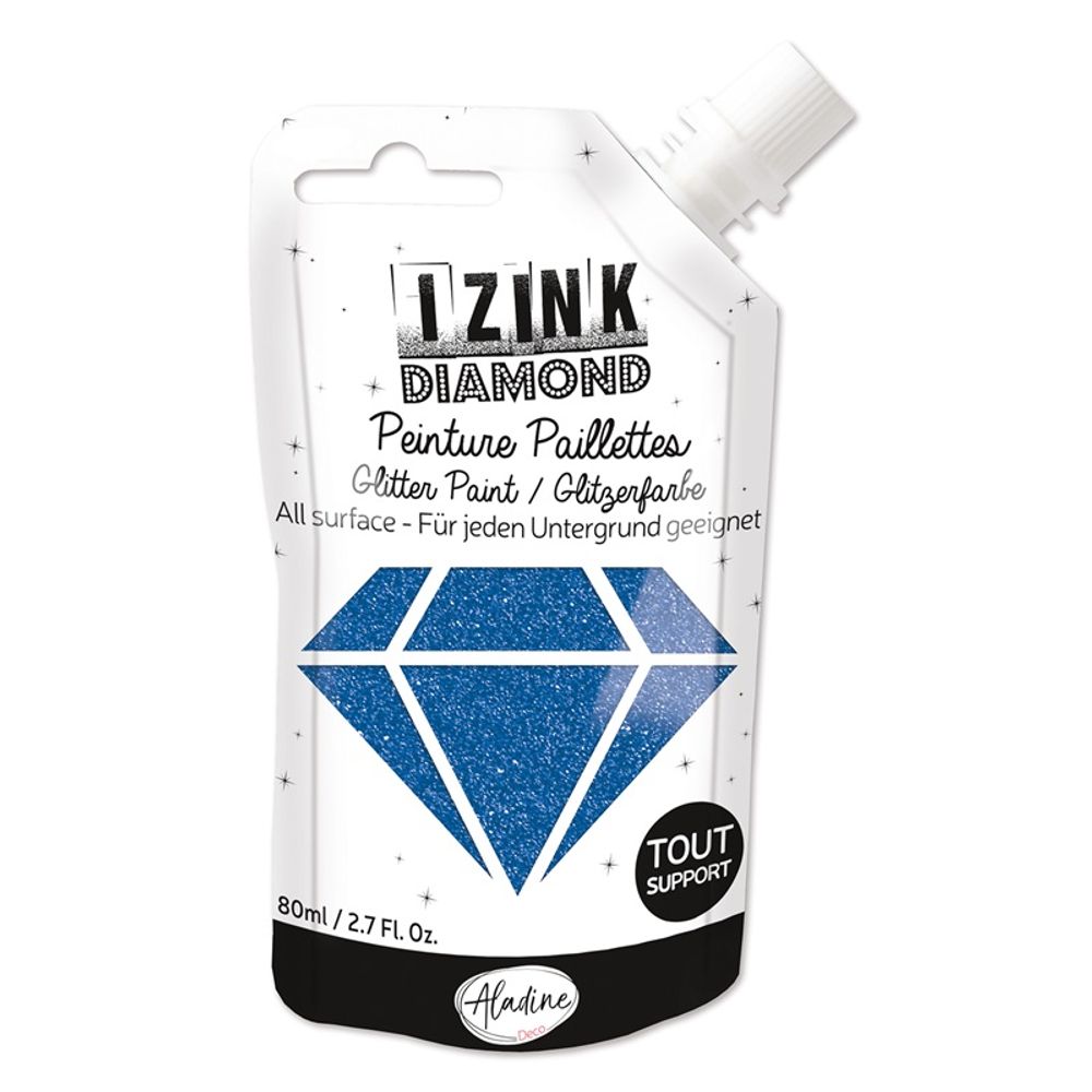 Diamantové barvy modrá 80 ml Aladine