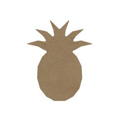 Dřevěný výřez k dekoraci Gomille, 15 cm - Ananas