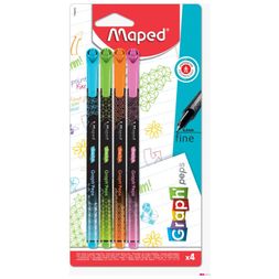 Liner Maped Graph'Peps Deco - 4 pastelové barvy