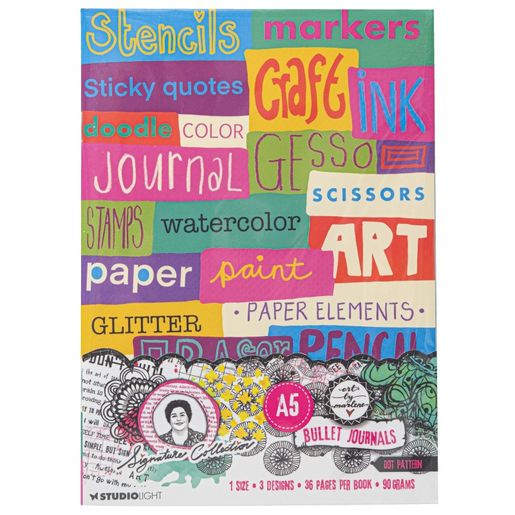 Bullet Journal Studio Light "Signature Collection", A5, 3 ks - tečkovaný