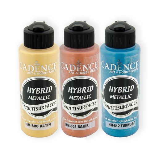 Metalické barvy na všechny povrchy Hybrid Metallic, 70 ml - VYBERTE ODSTÍN