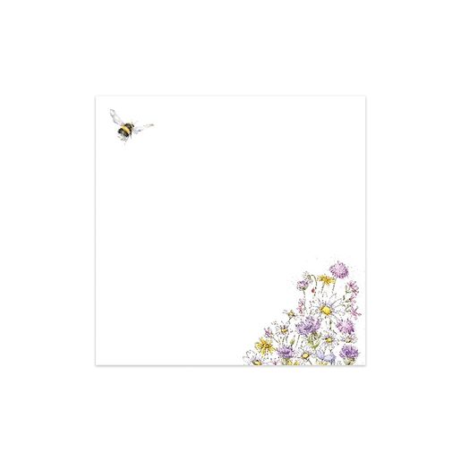Samolepicí bloček Wrendale Designs "Just Bee-cause", 250 l. - Včelka