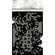 Šablona Studio Light, kolekce JMA, "Grungy floral pattern", A5 - květinový vzor