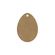 Dřevěný výřez k dekoraci Gomille, závěsný, 4,3x6 cm - Vajíčko, mini