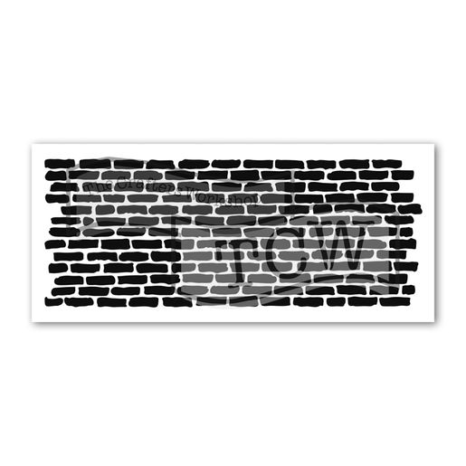 Šablona TCW, Slimline 4"x9", Bricks Horizontal