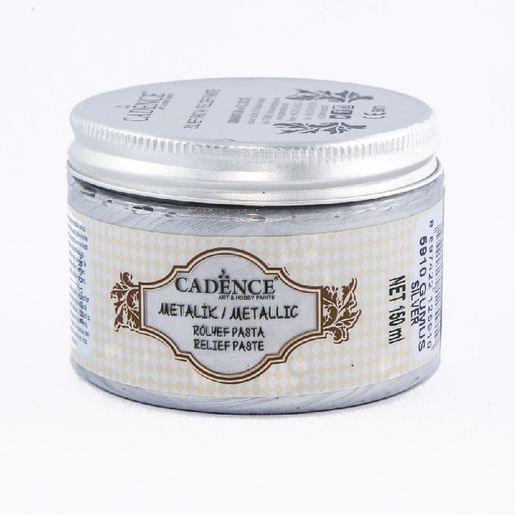 Metalická reliéfní pasta Cadence Metallic Relief Paste, 150 ml