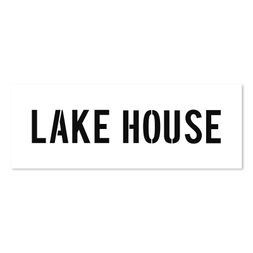 Šablona TCW "16,5"x6" (42x15 cm) - Text Lake House