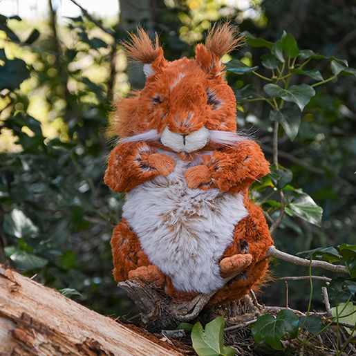 Plyšová hračka Wrendale Designs "Squirrel Fern velká - Veverka