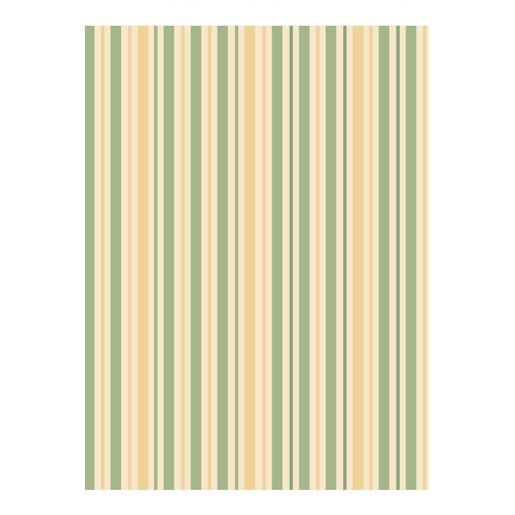 Rýžový papír Cadence, A4 - Oranžové a zelené proužky